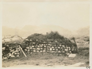 Image of Eskimo [Kalaallit] house-a typical dwelling of fiords